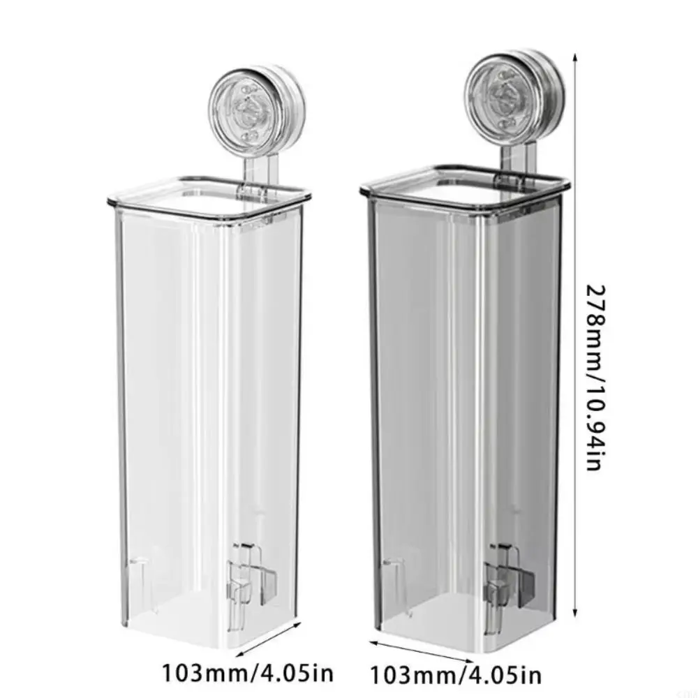 Suction Cup Disposable Cup Dispenser Clear Design Wall-mounted Paper Cup Storage Rack Punch-free Dustproof Cup Picker Home