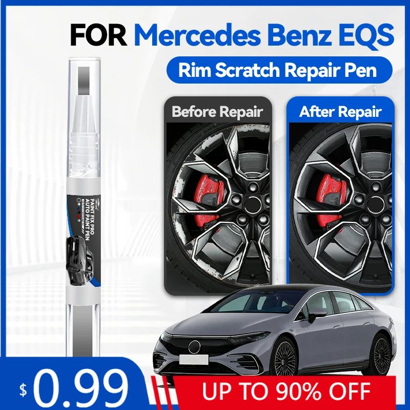 

Карандаш для подкраски колесных дисков Mercedes-Benz EQS, набор для ремонта колес, средство для устранения царапин на дисках, краска для автомобильных колес