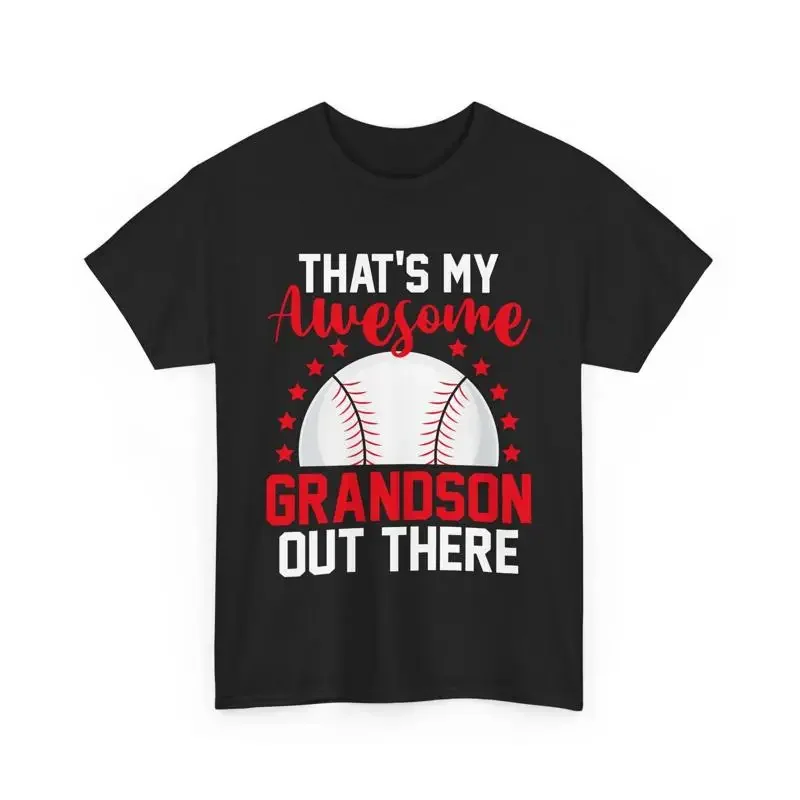 Mother's Day Baseball That's My Awesome Grandson Out There T Shirt