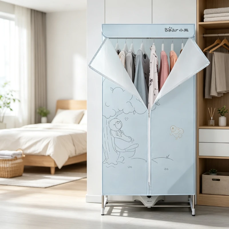 415L Large Capacity Clothes Dryer, 1000W High Temperature Sterilizer, Home Garment Air Dryer, Waterproof Dustproof Strong Load
