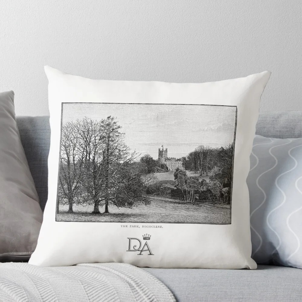 Highclere Park Throw Pillow Pillowcase Pillowcases