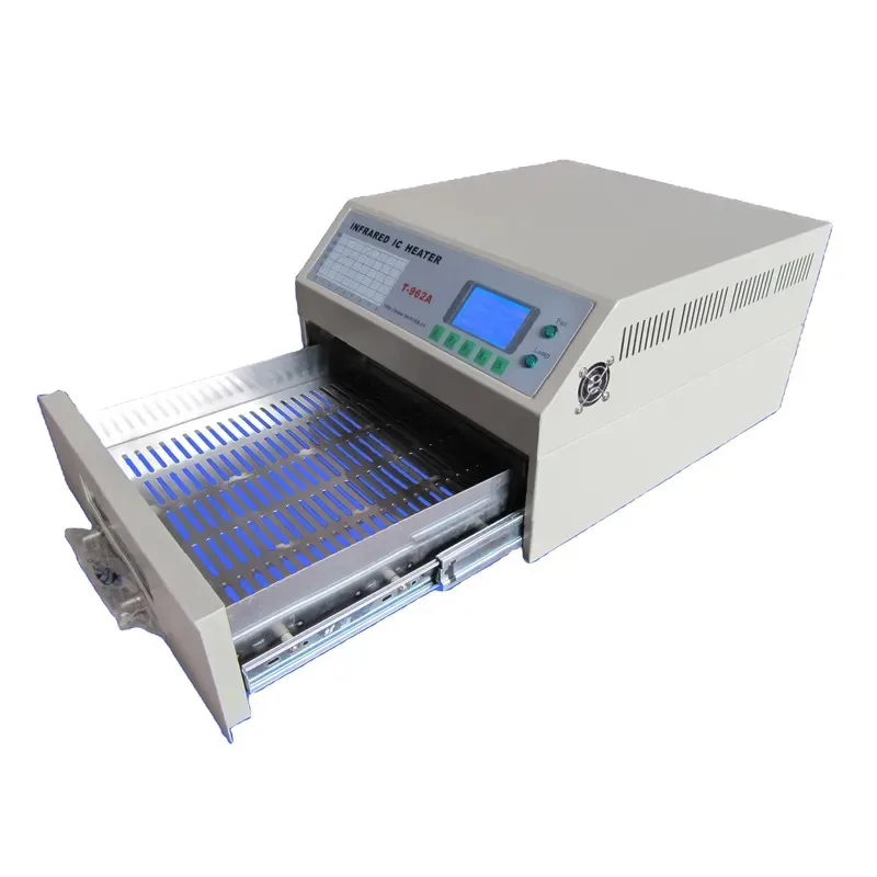 Hot Sale Drawer Led Heater Oven T962A Solder Reflow 300x320mm PUHUI Windowed IC Free T-962A