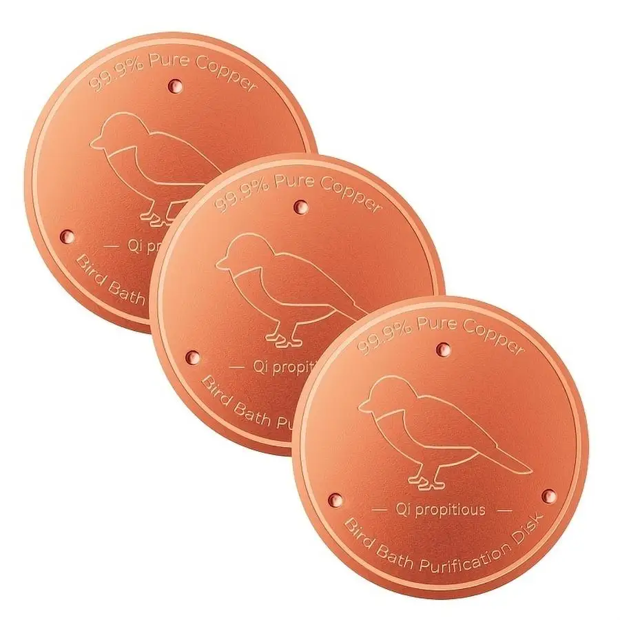 1/5/10/20/50/100pcs Bird Bath Copper Dish Funny Positive Mini Items Daughters Friends For Father Milestone Gifts back to school