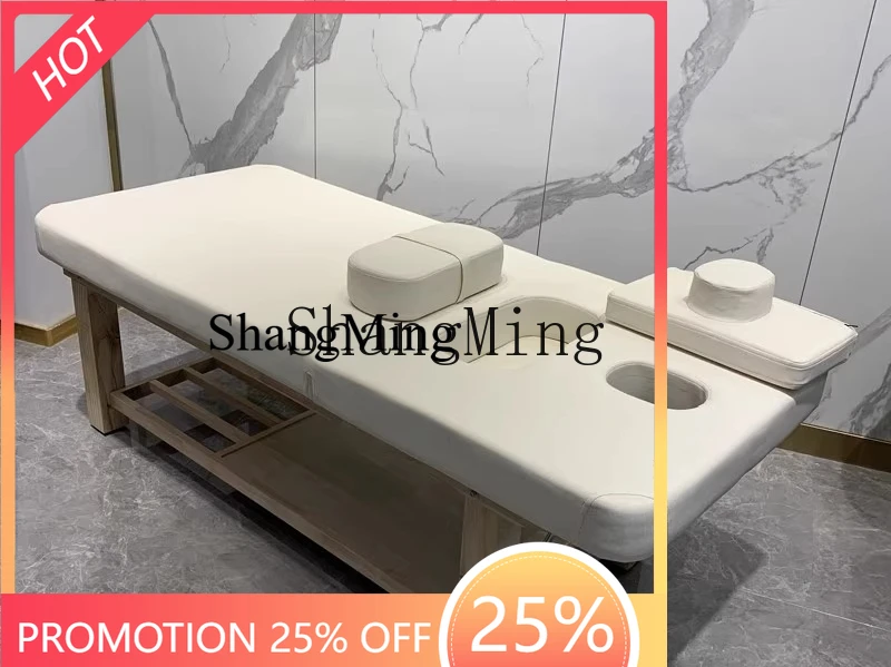 

Современная высококачественная многофункциональная кровать из массива дерева, специальная деревянная массажная кровать с отверстиями.