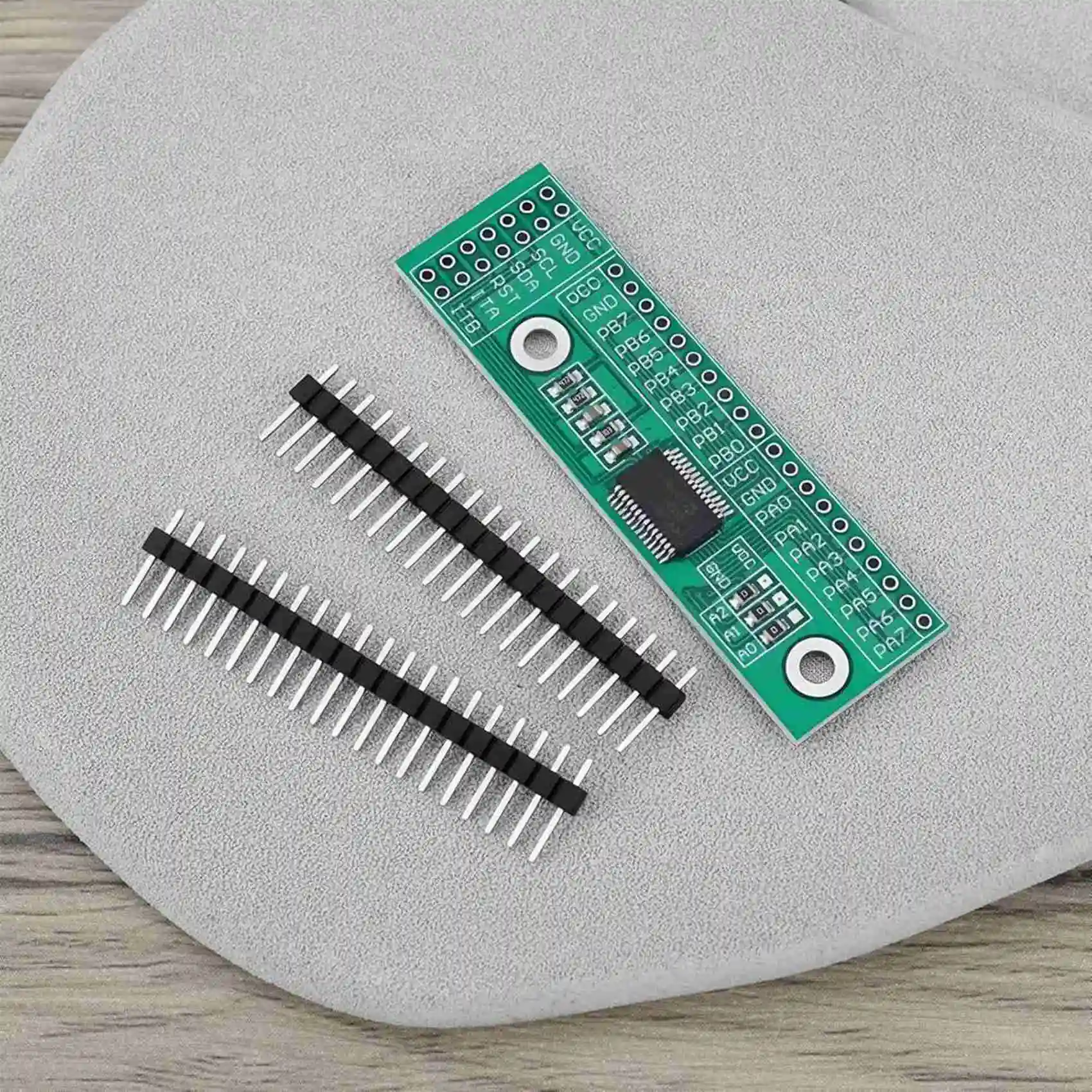 SQPP-5X 16-Ch IO Expansion Pin Module Board I2C Interface IIC Input Output MCP23017-E/SS For Computer Game Console