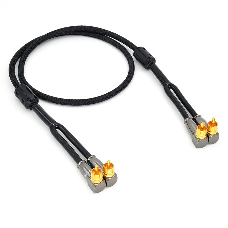 Monster CD Power Amplifier RCA Signal Cable Red and White Double Lotus AV Cable Car Home Anti-Interference Audio Cable