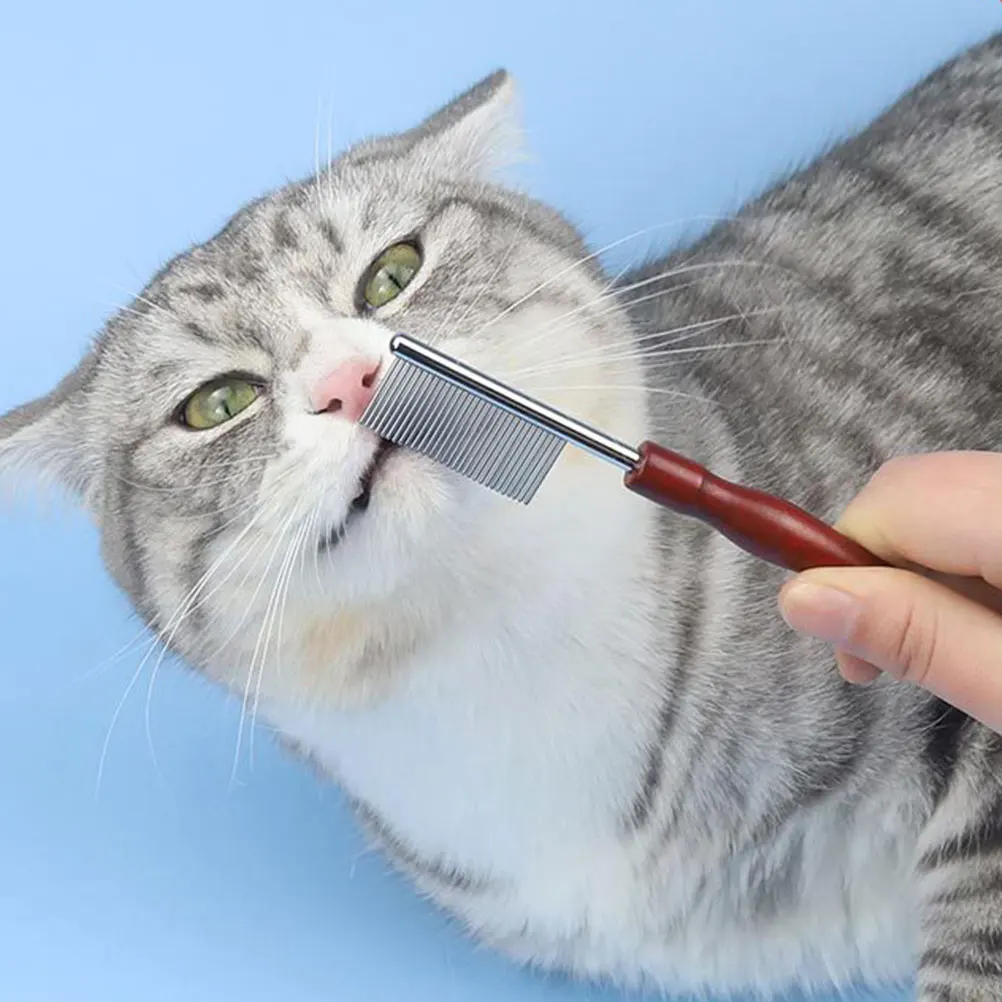

Pet Mini Comb 2x10 5cm Ergonomic Fine Tooth Cat Dog Grooming Brush Remove Dust Efficiently Household Comb