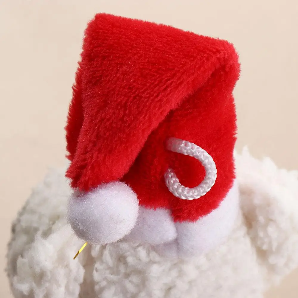 Bear Scarf Flower Christmas Plush Bear Plush PP Cotton Christmas Bear Doll Cute Cartoon Christmas Bear Plush Pendant
