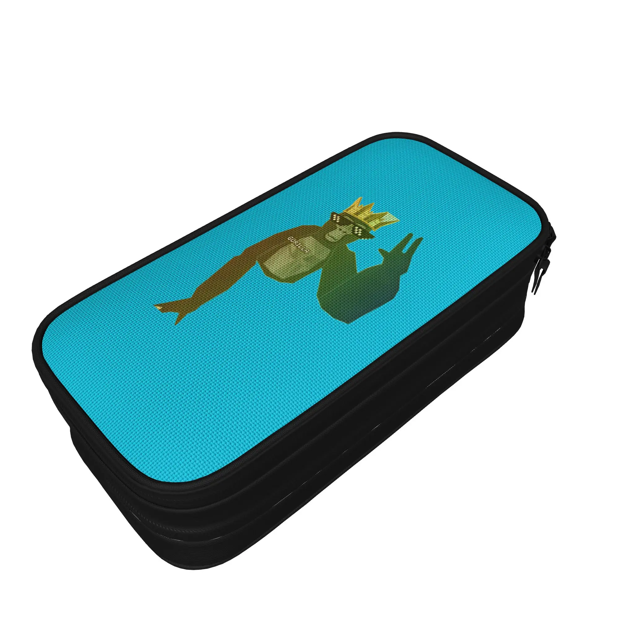 Gorilla Tag Pencil Case  Portable Pencil Box Girls Boys Zipper Retro Back To School Pencil Cases Custom DIY Stationery