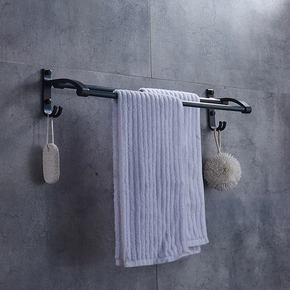 48 سنتيمتر شريط منشفة مزدوجة مصقول سبائك الألومنيوم الحائط منشفة وحامل الإسفنج للحمام المطبخ مقاومة للخدش