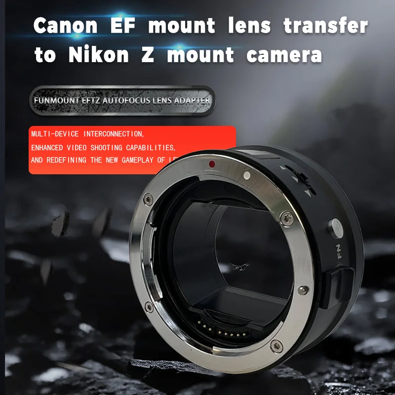 Funmount AF EFTZ Auto Focus EF-NZ สําหรับ Canon EF Mount เลนส์โอนกล้อง Nikon Z Mount Z50 Z30 ZFC ZF Z6II2 Z5 Z9 Z8 Z7 Z72