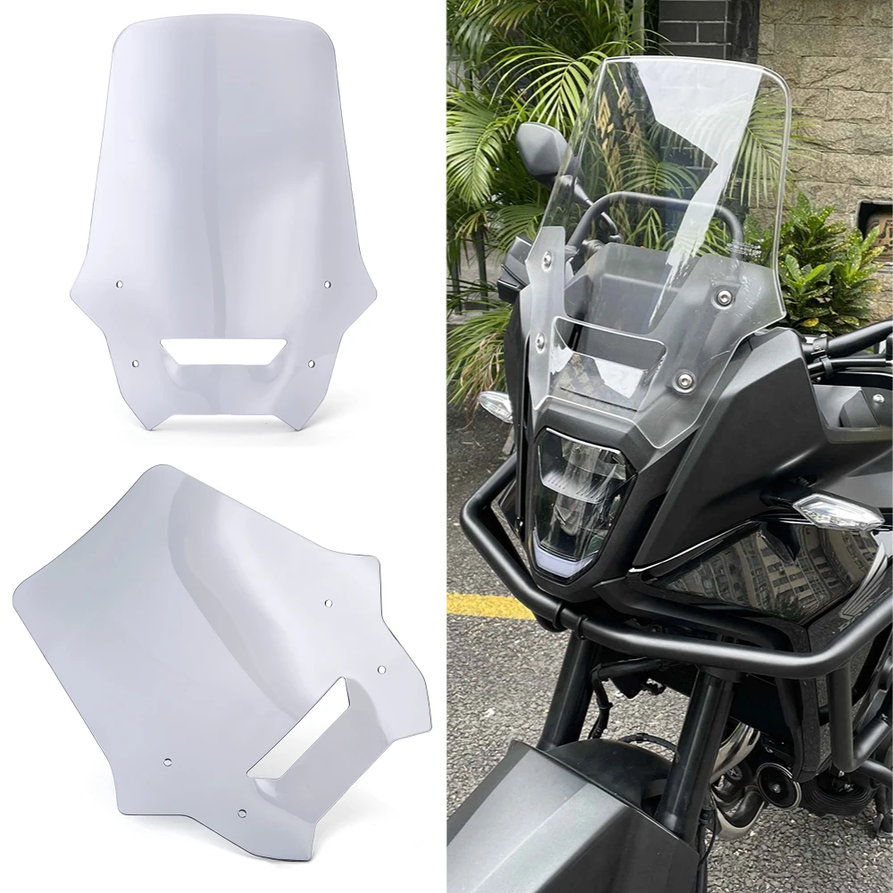Windshield For Honda NX500 NX400 nx 500 2023 2024 nx 500 Motorcycle NX500 Windscreen Heightened Wind Deflectors Protector Screen