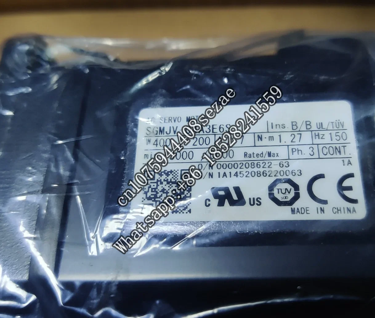 

New In Box Servo Motor SGMJV-04A3E6S SGMJV-04ADE6S SGMJV-08ADE6E SGMJV-04AA6C SGMJV-04ADA6C SGMAS-08ACA61 SGMJV-ADE6SS