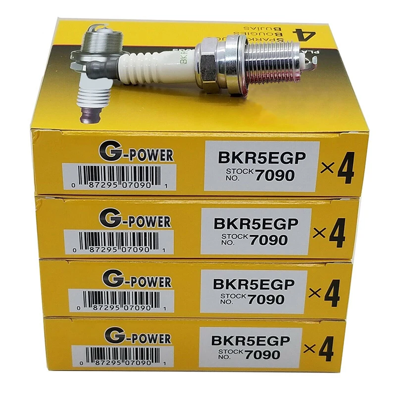 4/6 шт., платиновая Свеча зажигания для HYUNDAI KIA TOYOTA MAZDA INFINITI MITSUBISHI ACURA BENTLEY SUZUKI BKR5EGP-7090