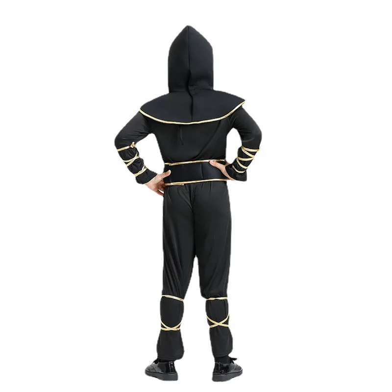 Jongens Ninja Deluxe Kostuum Voor Kinderen Met Wapen Accessoires Kids Halloween Ideeën Geschenken Speelgoed Japanse Anime Performance Kostuums