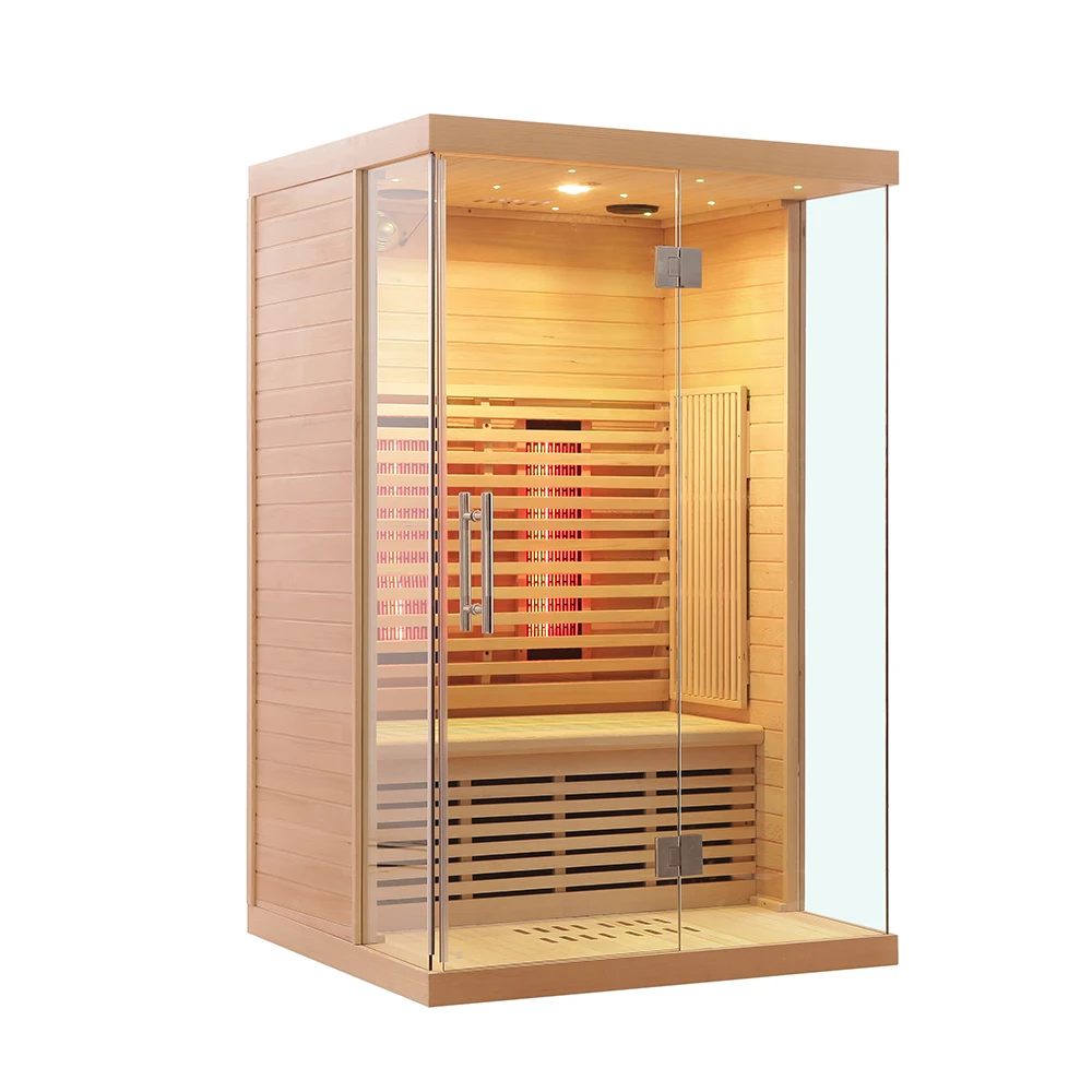 

STLFPopular 2 Person Skins Beauty Body Bath Infrared Indoor Sauna Room With Light