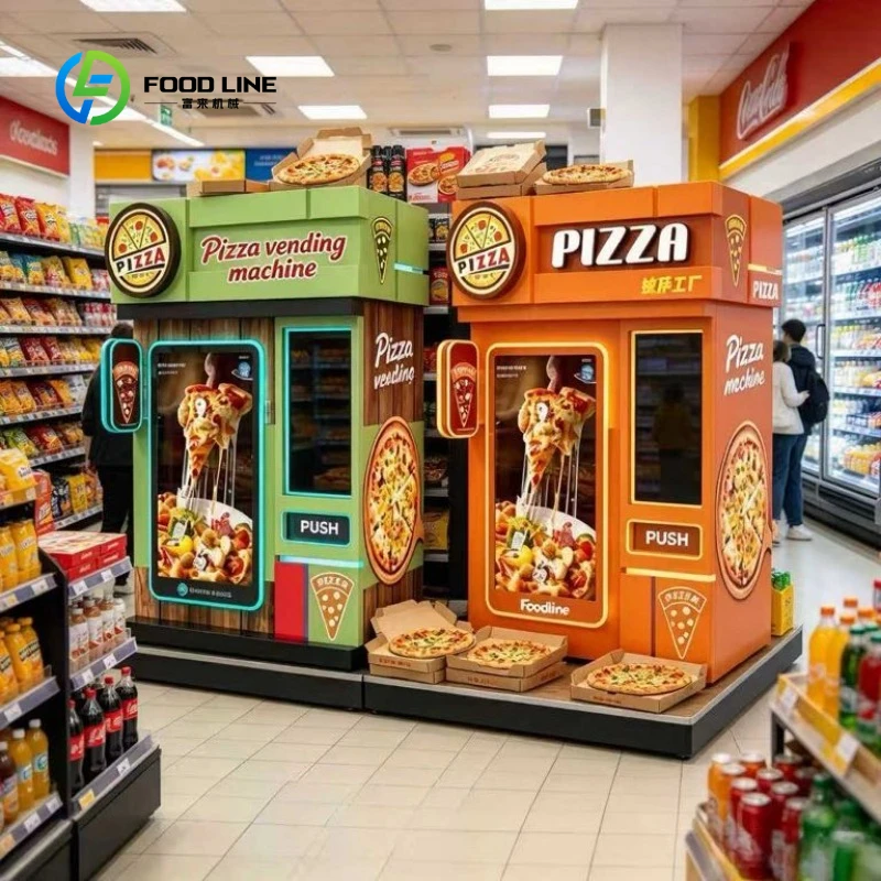 Manufacturer Custom Small Smart Self Sale Innovative Products Pizza Vending Machine