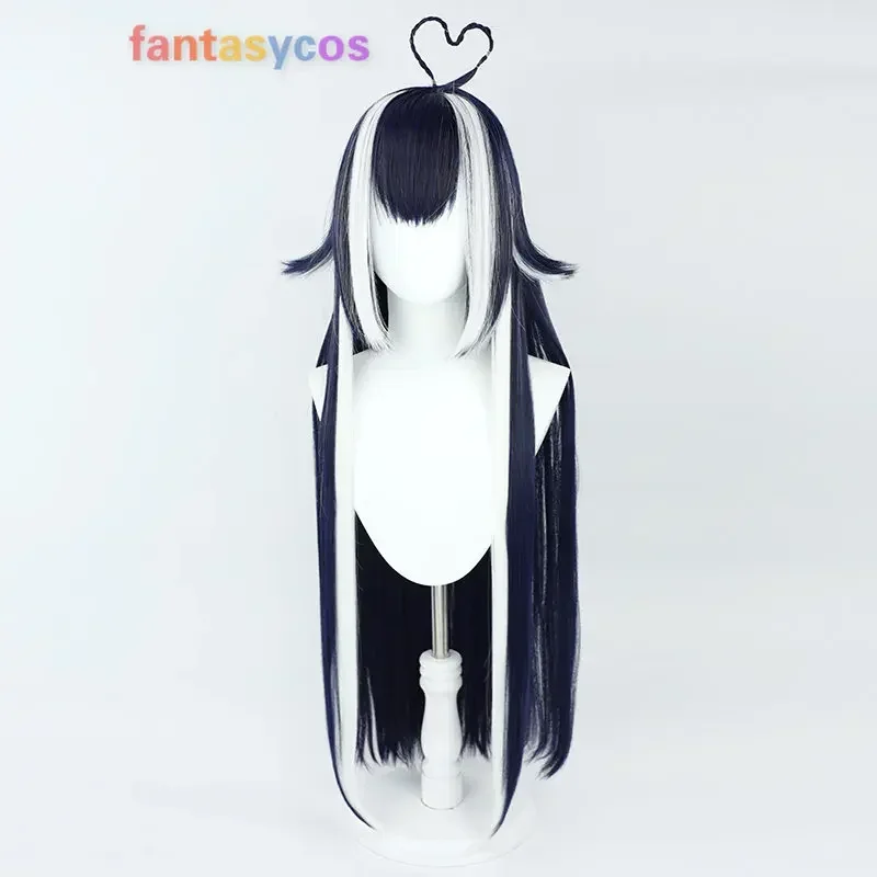 VTuber Hololive Shylily Cosplay Wig Long White Pink Heat Resistant Hair Halloween Role Play Party Costume Wigs   Free Wig Cap