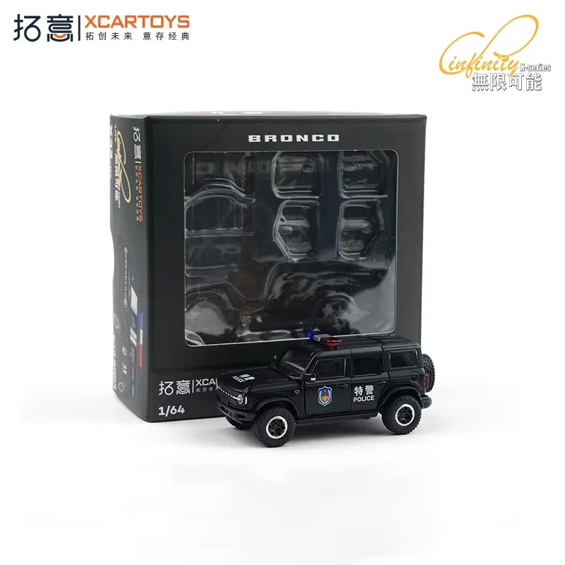 

XCartoys 1:64 Модель тактического полицейского автомобиля Bronco из литого металла