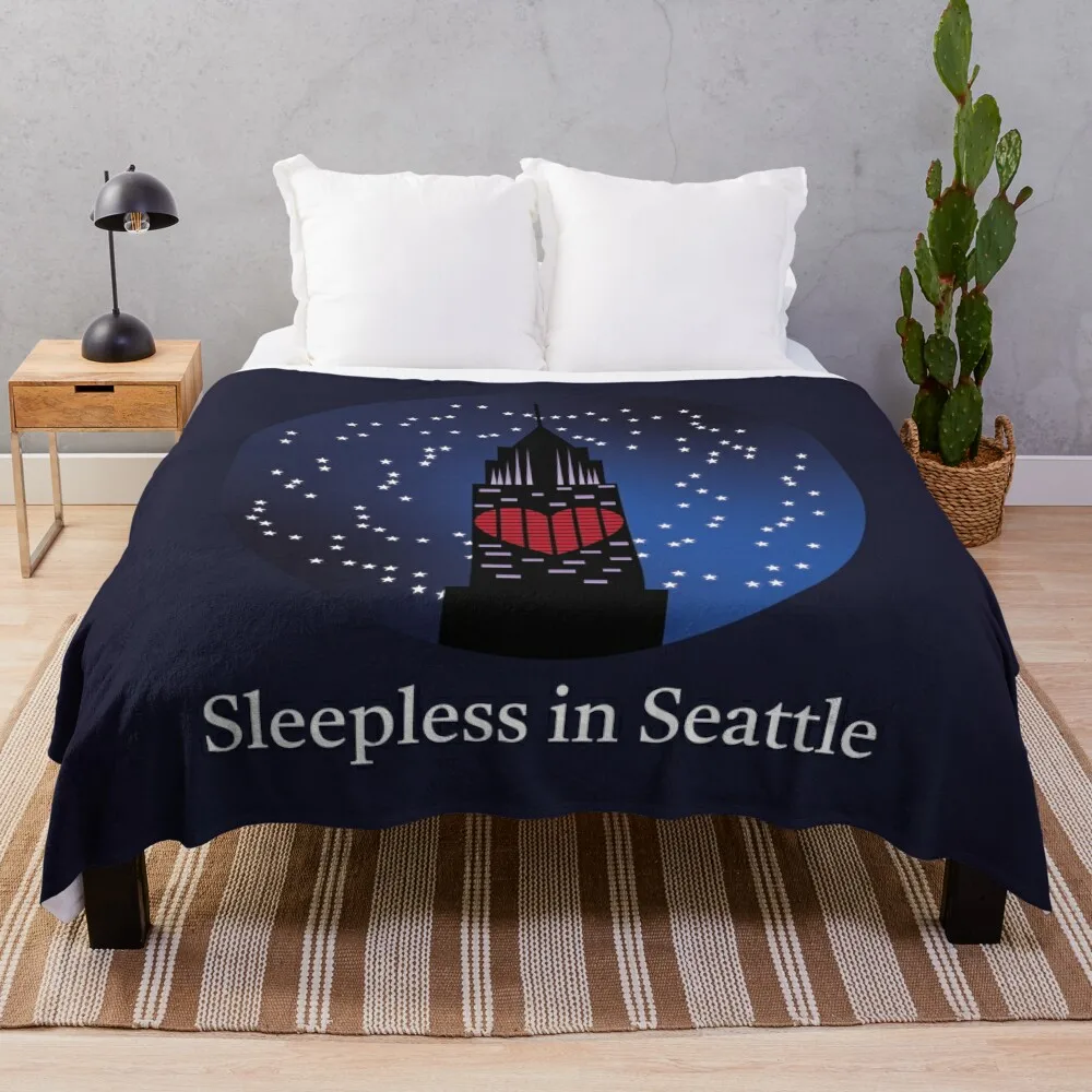 

Sleepless in seattle Throw Blanket Nap Plaid Picnic Blankets