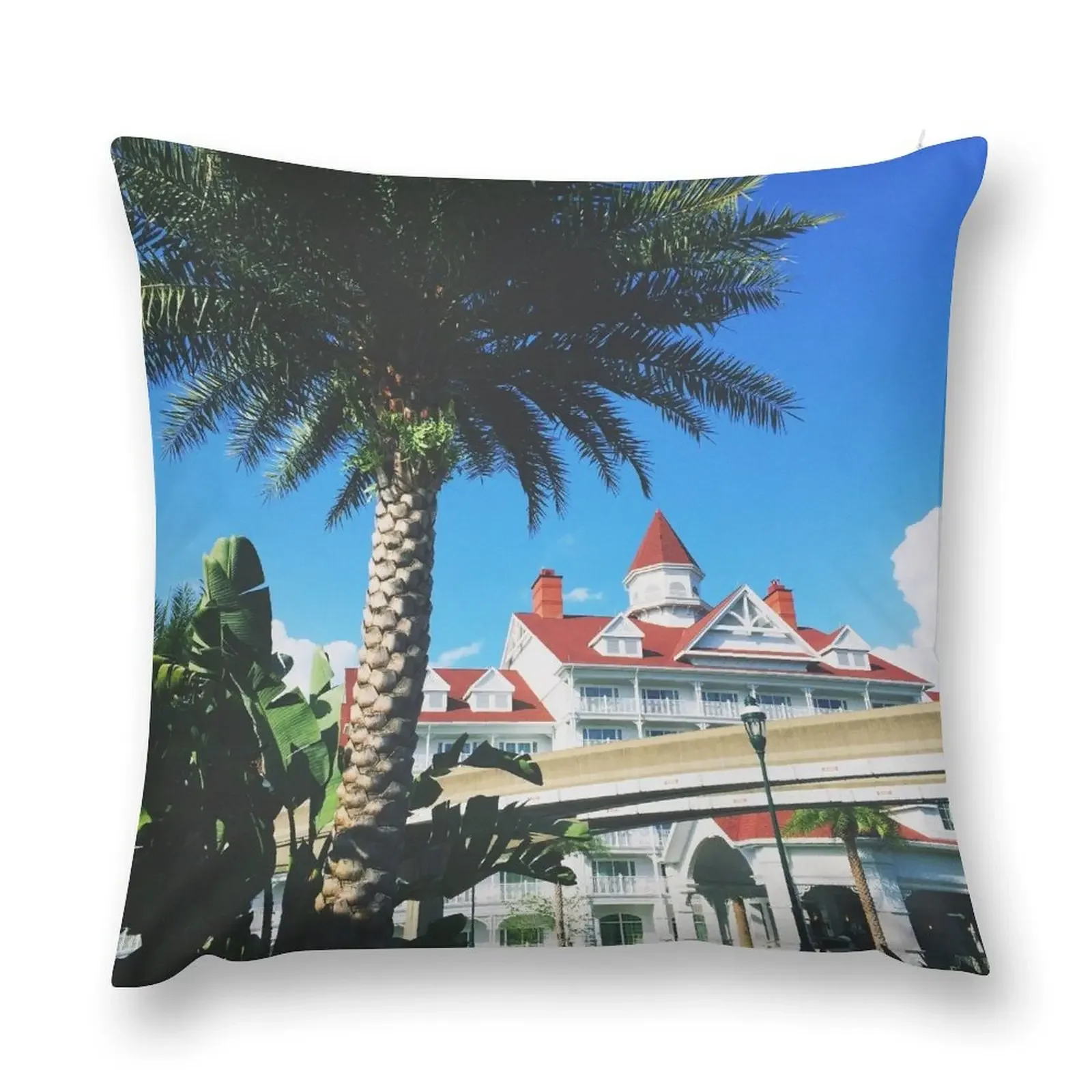 Grand Floridian Throw Pillow Pillowcase Cushion Room decorating items Throw Pillow pillow