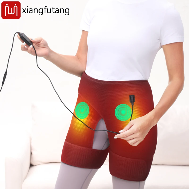 

Electric Heated Hip Wrap - 3-Level Timer& Massage - for Muscle Relaxation, Joint Comfort - Daily Care for Fitness Fans & Seniors