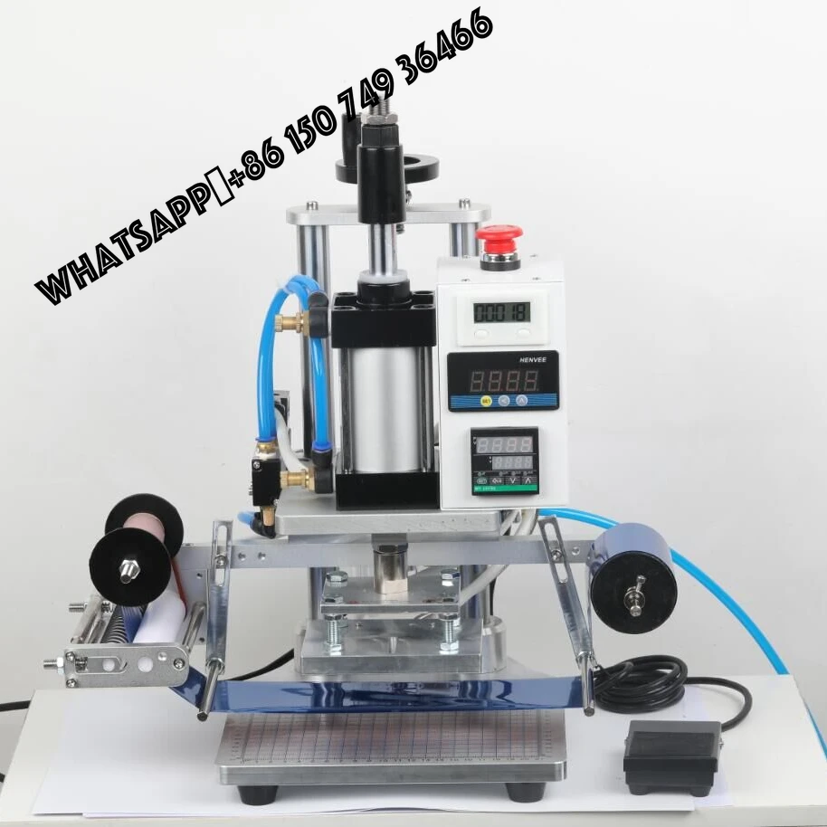 

Машина для горячего тиснения фольгой (золото/серебро), пневматическая, для кожи, с Т-образным пазом, для нанесения логотипов