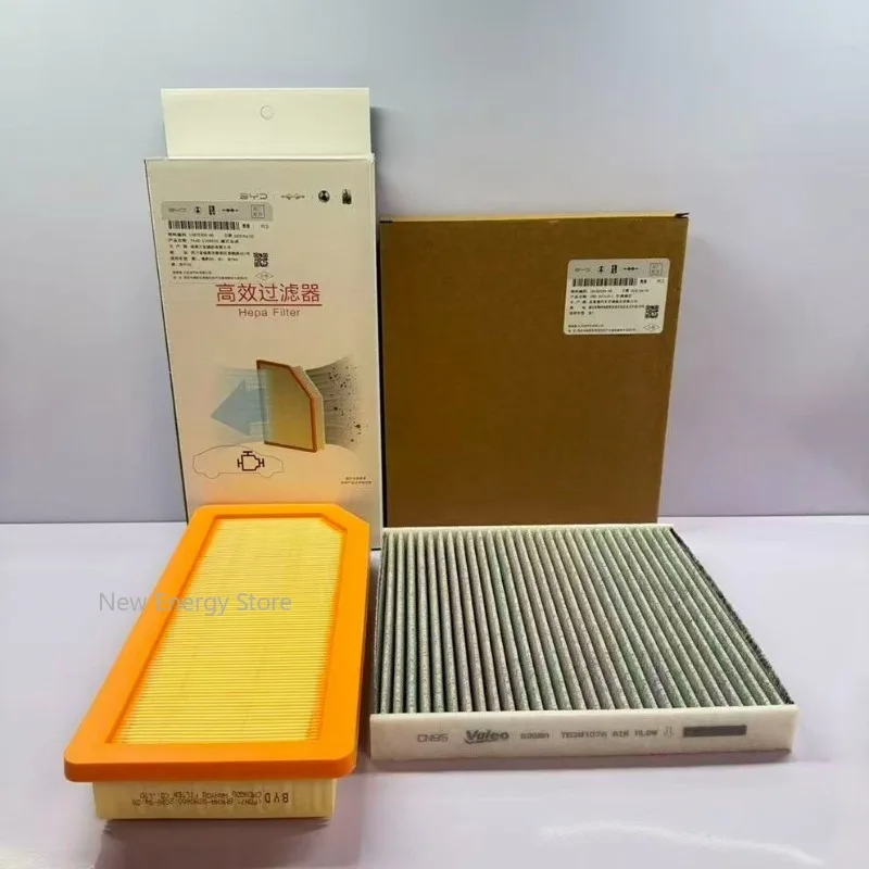 3 In 1 Filter Set Activated Carbon Cabin Air Filter Engine Oil Filter Original Replacement Parts Fit BYD Denza Ti7 2025 2026 2