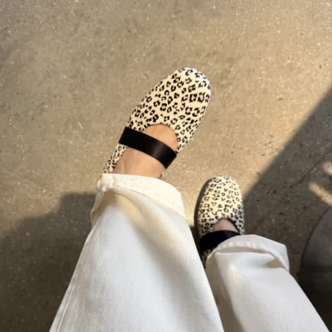 Ladies Leopard Mary Jane Loafers Sexy Pump Round Toe Ballet Flats Designer Soft Upper Street Daily Fashion Slip On Footwear