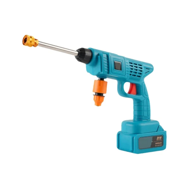 

21V wireless lithium battery high pressure cleaning gun portable car washing machine high pressure cleaning machine