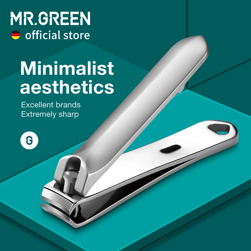 MR.GREEN 스테인레스 스틸 손톱깎이, 미니멀리스트 미학, 손톱 커터, 손톱 가위, 매니큐어 도구, 네일 파일