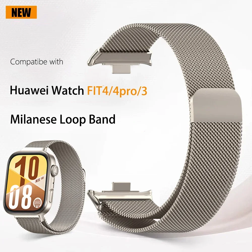 Magnetic Loop Band For Huawei Watch FIT 4 5 Pro-Fit 3 Strap Stainless Steel Correa For Huawei Fit4 Fit5 Correa