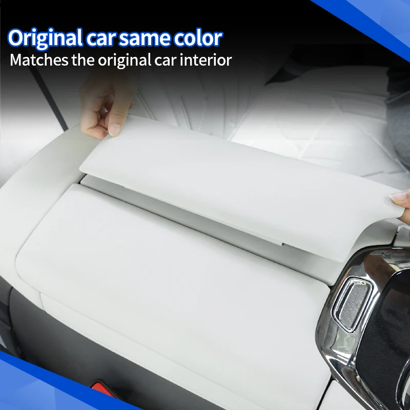 ل ZEEKR 009 2022-2025 التحكم المركزي مسند الذراع صندوق الغطاء الواقي مسند الذراع صندوق وسادة الداخلية ترقية اكسسوارات السيارات #2