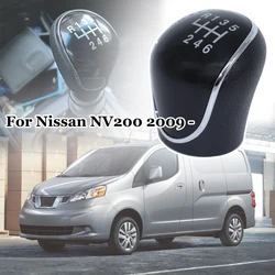 6SP +R MT Gear Shift Knob GearStick Lever Pen Shifter Handball Chrome M10 Black For Nissan NV200 2009 - Sentra B16 Hyundai IX35