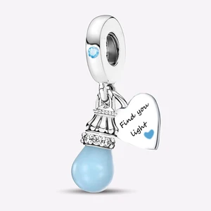 Sweet Luminous Firefly Pingente, 925 Sterling Silver, DIY made of bracelets, necklace, high quality jewelry gift 10 Main Sales Silver 925 - №10