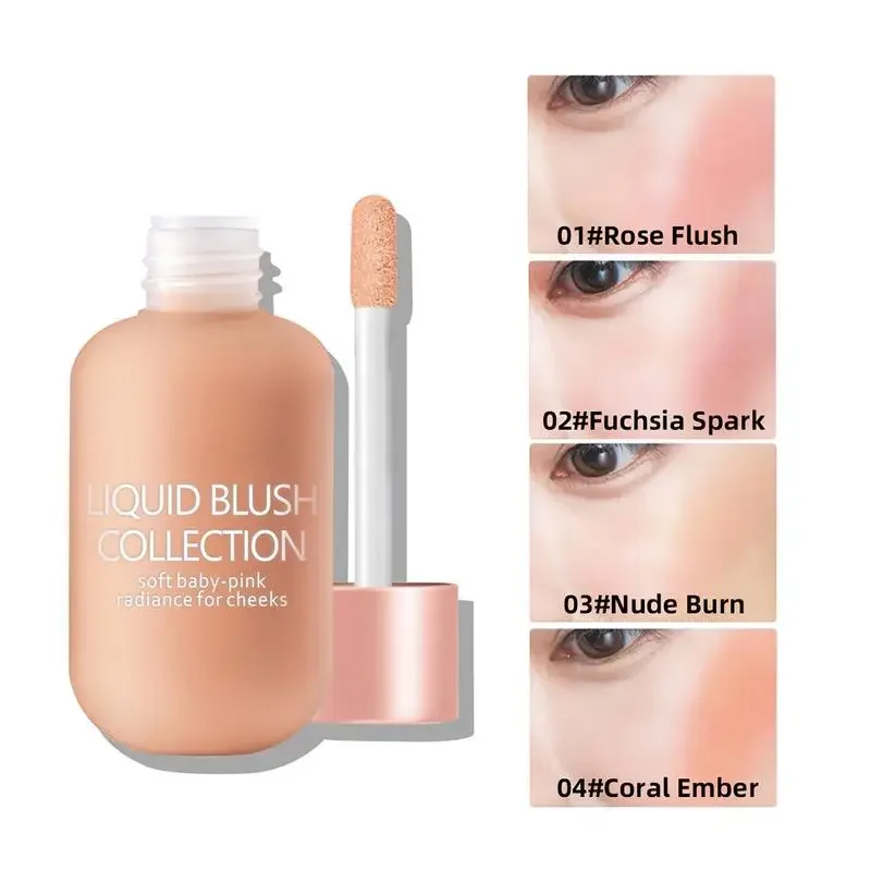 Sdotter Neue Flüssigkeit Wange Erröten Gesichts Pflegende Rouge Gel Creme Mehrzweck Für Augen Lippen Make-Up Erröten Stick Kosmetik