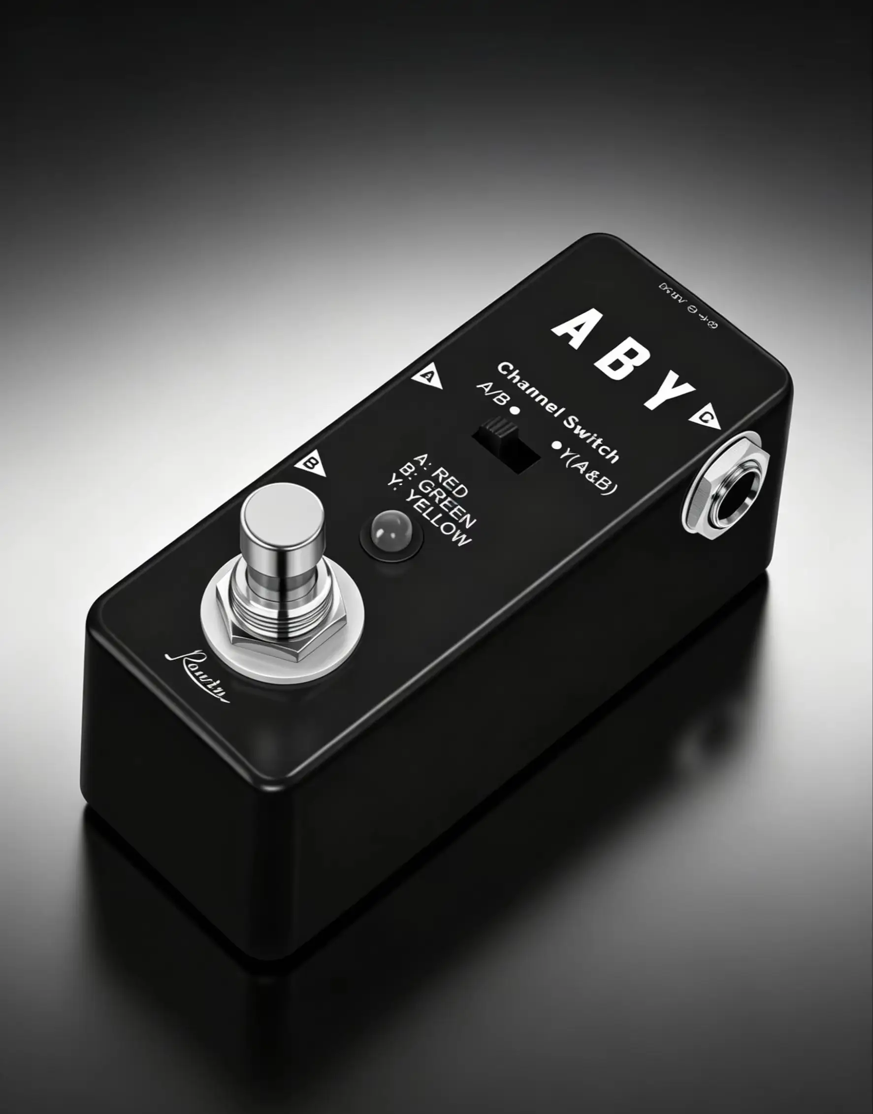 Rowin LEF-330 ABY Switch Pedal Passive Signal Splitter Combiner True Bypass Mini Metal Guitar Accessory