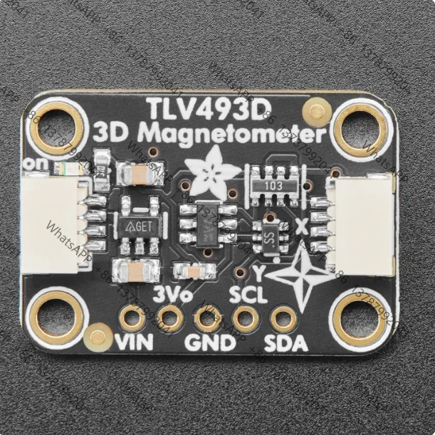 for 4366 TLV493D Three Axis Magnetometer Sensor Module Compatible with STEMMA QT Qwiic Interface for  Raspberry Pi
