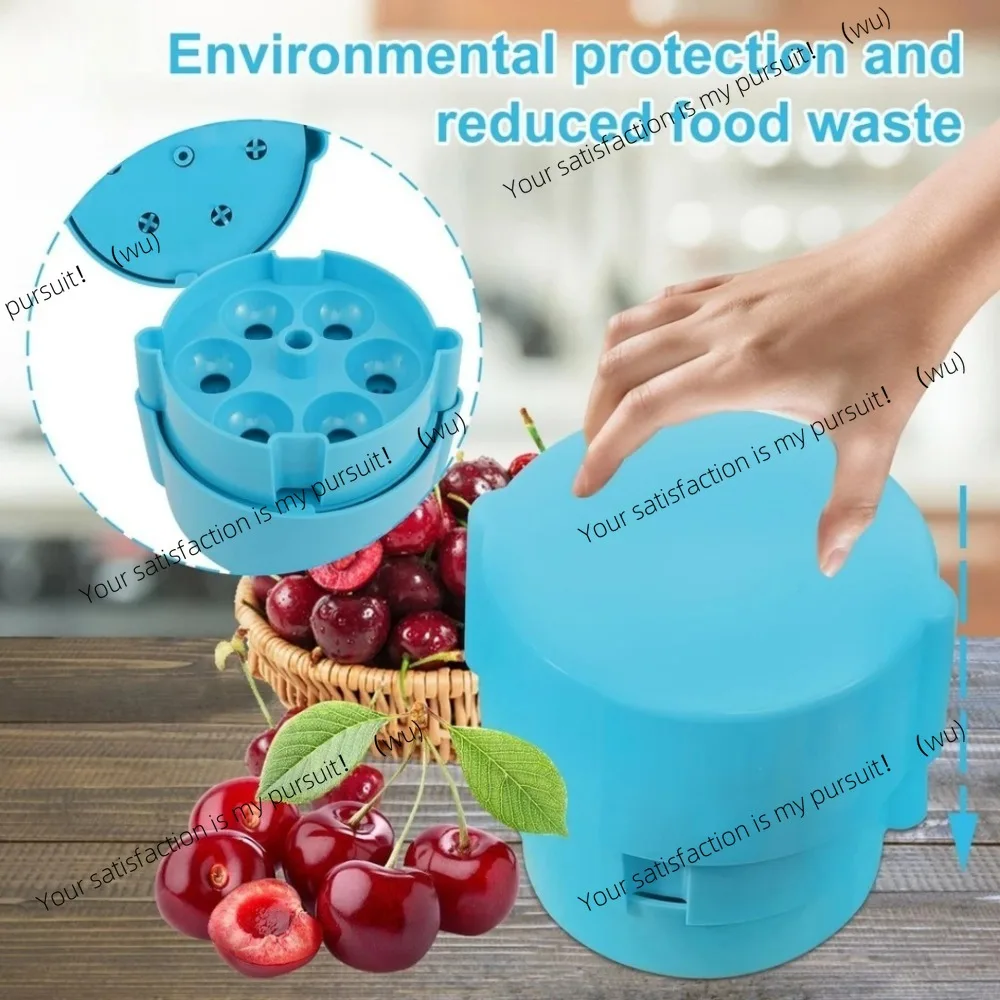 Cherry Pit Remover Plastic 6hole Seed Separator Tool for Olive Sampling Removing Pits From Daily Fruits Seed Olive Corer gadgets