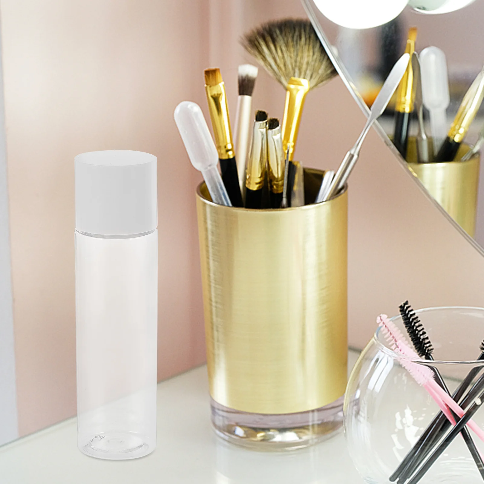 4Pcs Travel Bottles 150Ml Toner Dispensers Reusable Leak Proof Liquid Containers for Lotion Moisturizer on The Go Use