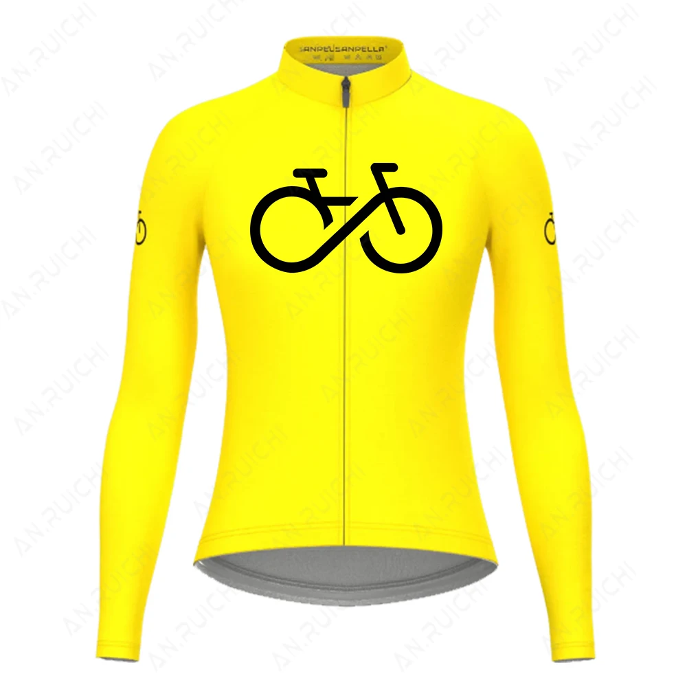 Autumn Long Sleeves Cycling Jerseys Breathable Quick Dry Bicycle Jersey Womens Outdoor Sport Mountain Road Bike Cycling Clothing