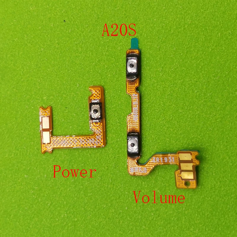 

10-50 шт. переключатель включения/выключения питания запасные части для Samsung Galaxy A20S A207 A207F A207F/DS Кнопка громкости Боковая кнопка гибкий кабель лента