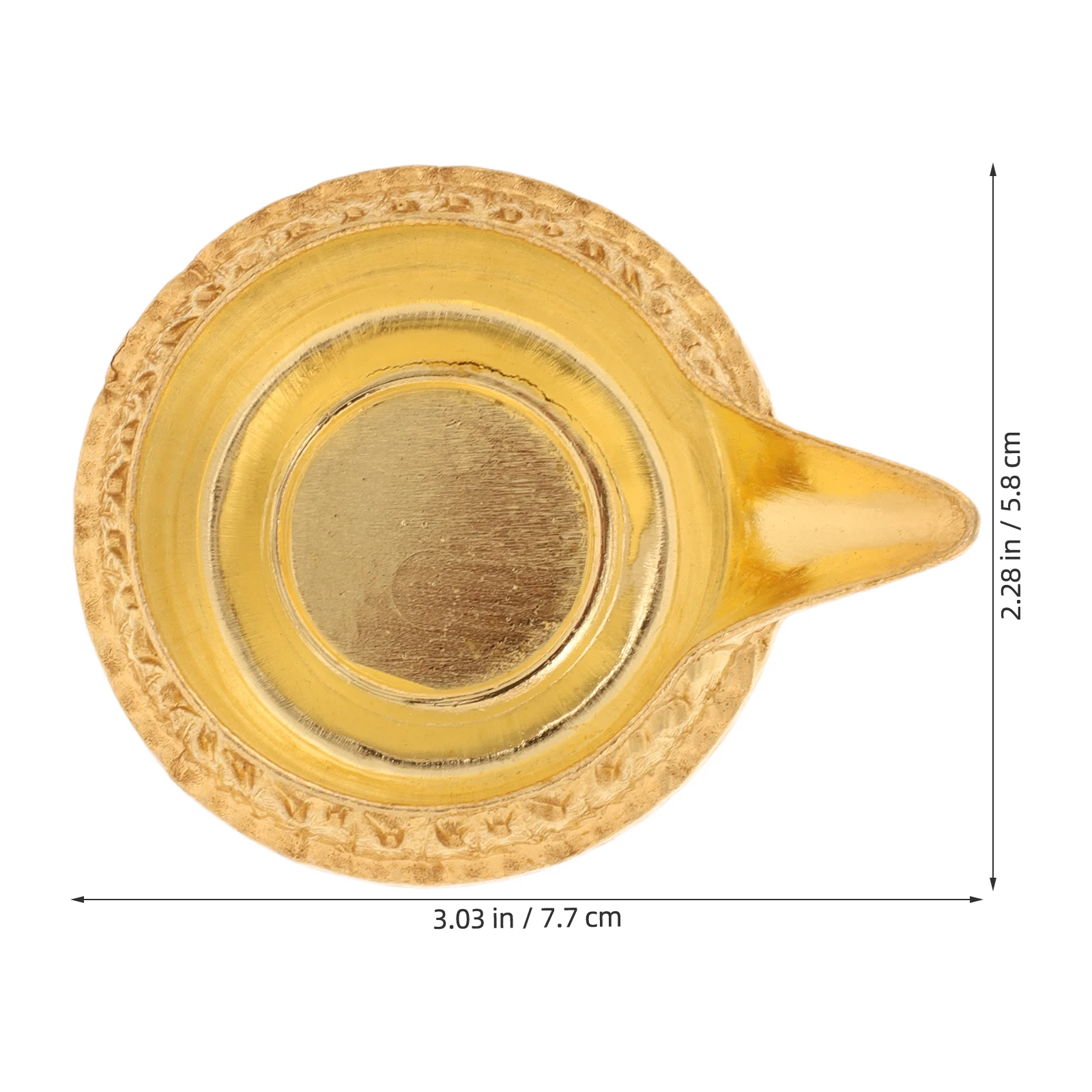 2 قطعة شمعدان بوجا ديكور زبدة بوجا زبدة مصباح عناصر ضوء الزيت ديوالي أجواء احتفالية يدويا