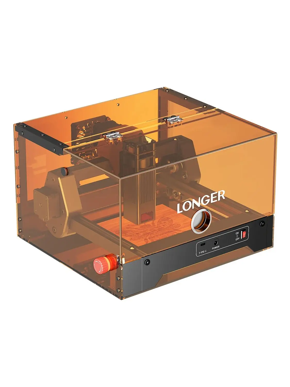 LONGER RAY5 MiniS 2,5W/5,5W/10W Lasergraviergerät, Einzel-Diodenlaser mit FAC, USB/WLAN/App-Steuerung, 130 × 140mm Arbeitsbereich, Präzisionsgraviermaschine für Holz, Acryl, Leder, Metall & Kunststoff
