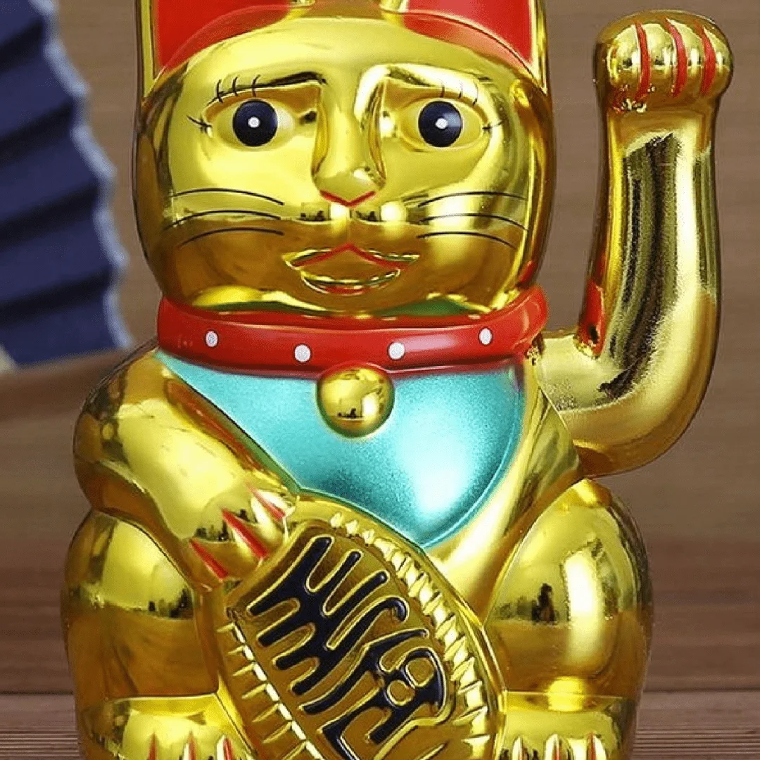 5/6/7 inch Lucky Cat Welkomst Chinese Gelukskatten Beeldje Zwaaiende Hand Gelukskat Beeldjes Voor Huishoudelijke DIY Decoratie