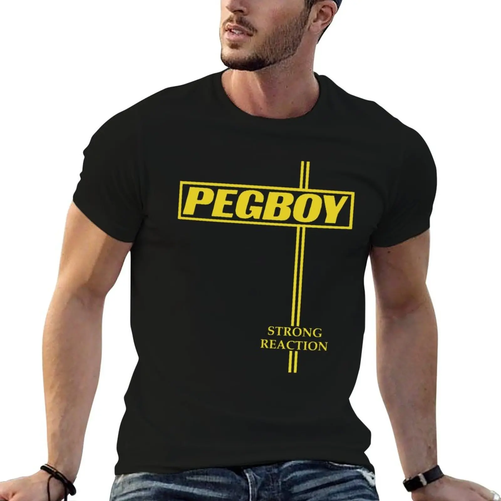 Reaction Pegboy T-Shirt t shirts for man graphic tees t shirt for man t shirts for man cotton soft T-shirt