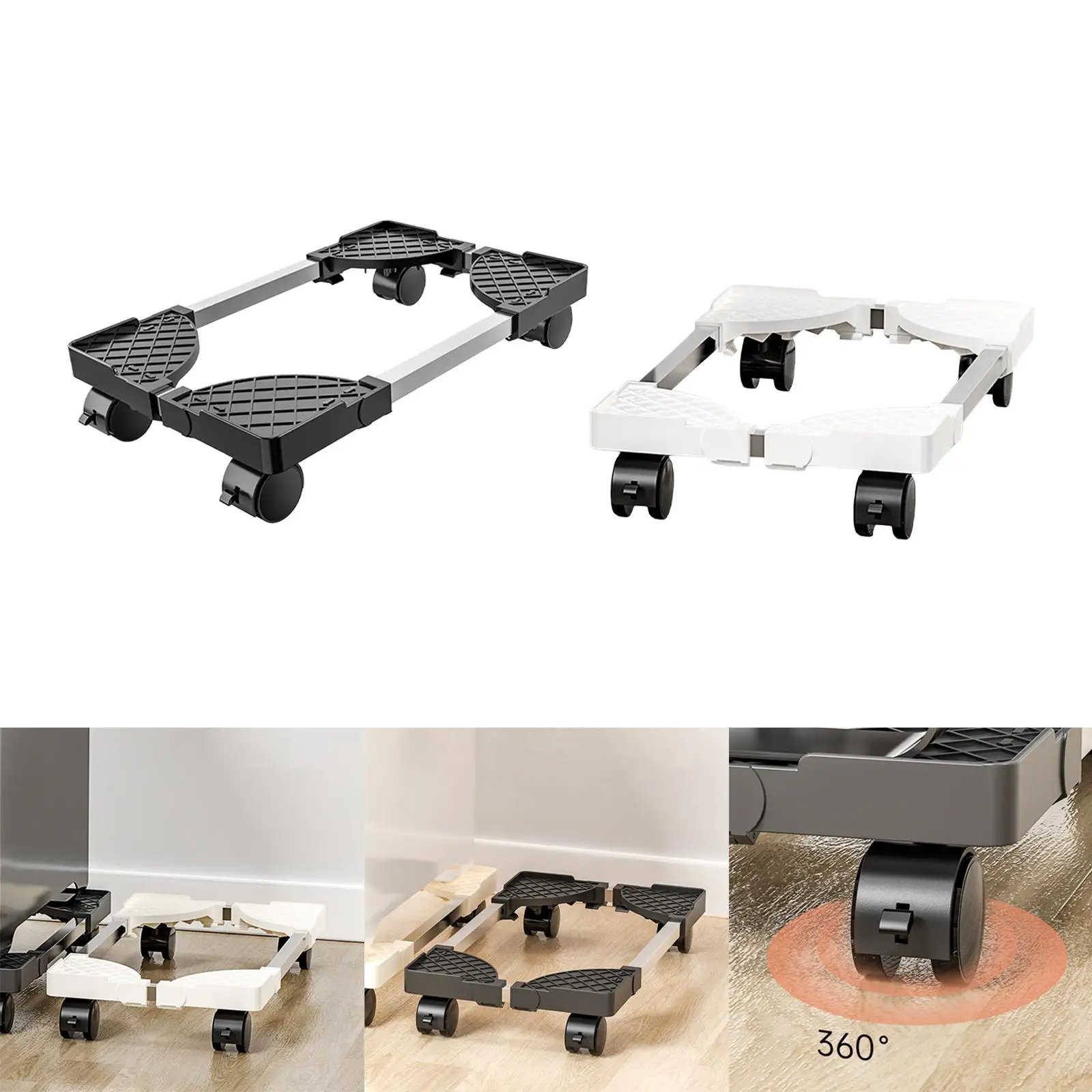 Computer Tower Stand Adjustable Mobile CPU Stand for Floor Carpet Practical Sturdy Construction Easily Install Accessory Premium
