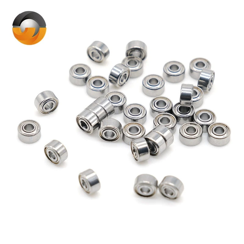 10Pcs/set ABEC-9 681XZZ Micro Bearing 1.5x4x2mm Ultra High Precision Chrome Steel ZZ Dustproof Small Bearing