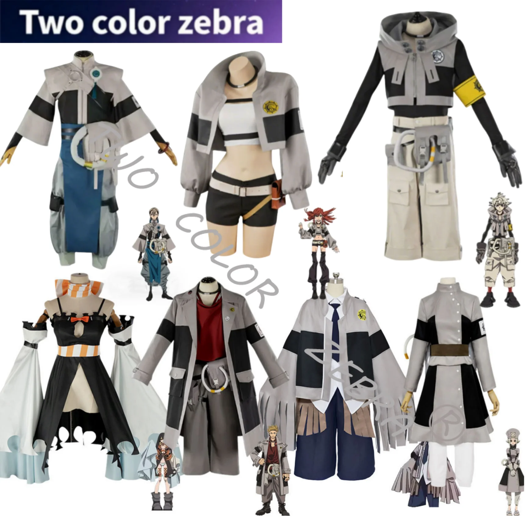 

Anime Gachiakuta Zanka Rudo Engine Riyo Ashwaya Amo Tamuji Cosplay Costume Props Suit Halloween Comic Con Party Roleplay Clothes