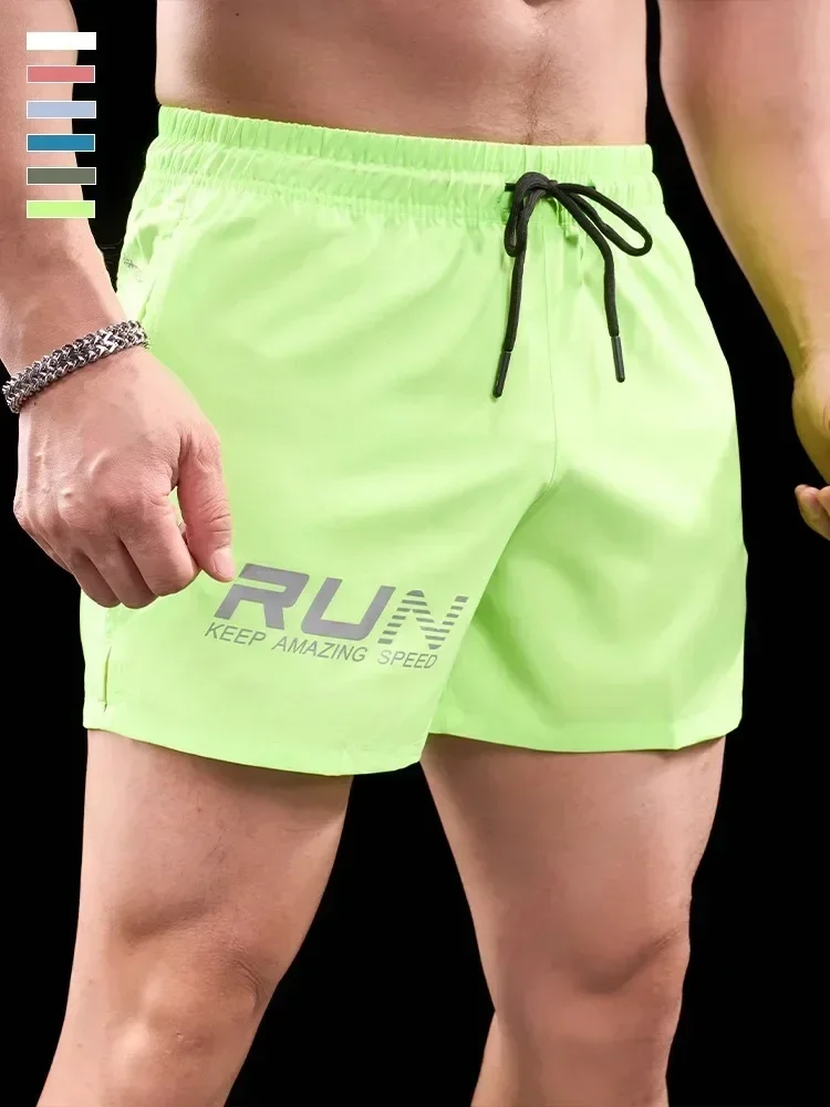 Shorts de sport respirants à séchage rapide pour hommes, shorts de sport de plein air, gym, fitness, football, basket-ball, course à pied, entraînement, été